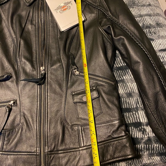Harley Davidson Womens M Heritage Leather Jacket - Picture 11 of 14